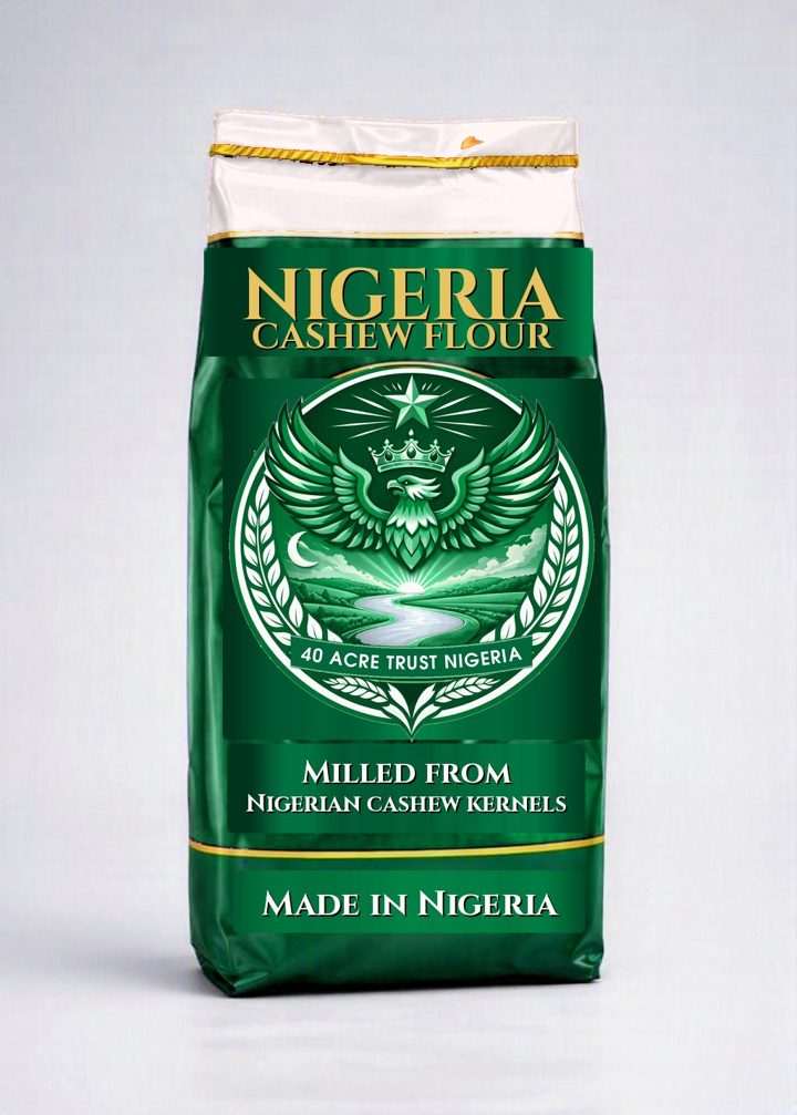 Nigeria Cashew Flour bag, packaging concept